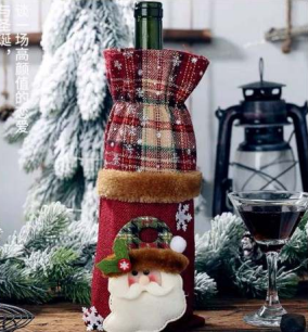Classy 3D Christmas Wine Bottle Cover (12 pcs)