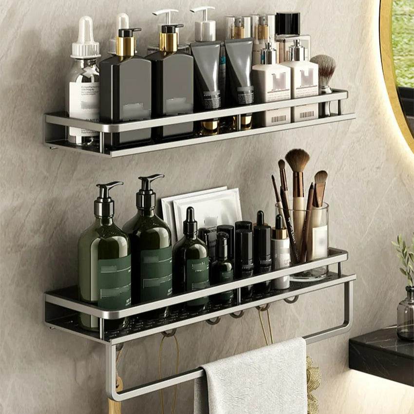 Towel Rod Wall Mounted Storage Rack (60cm) - DMC Wholesale