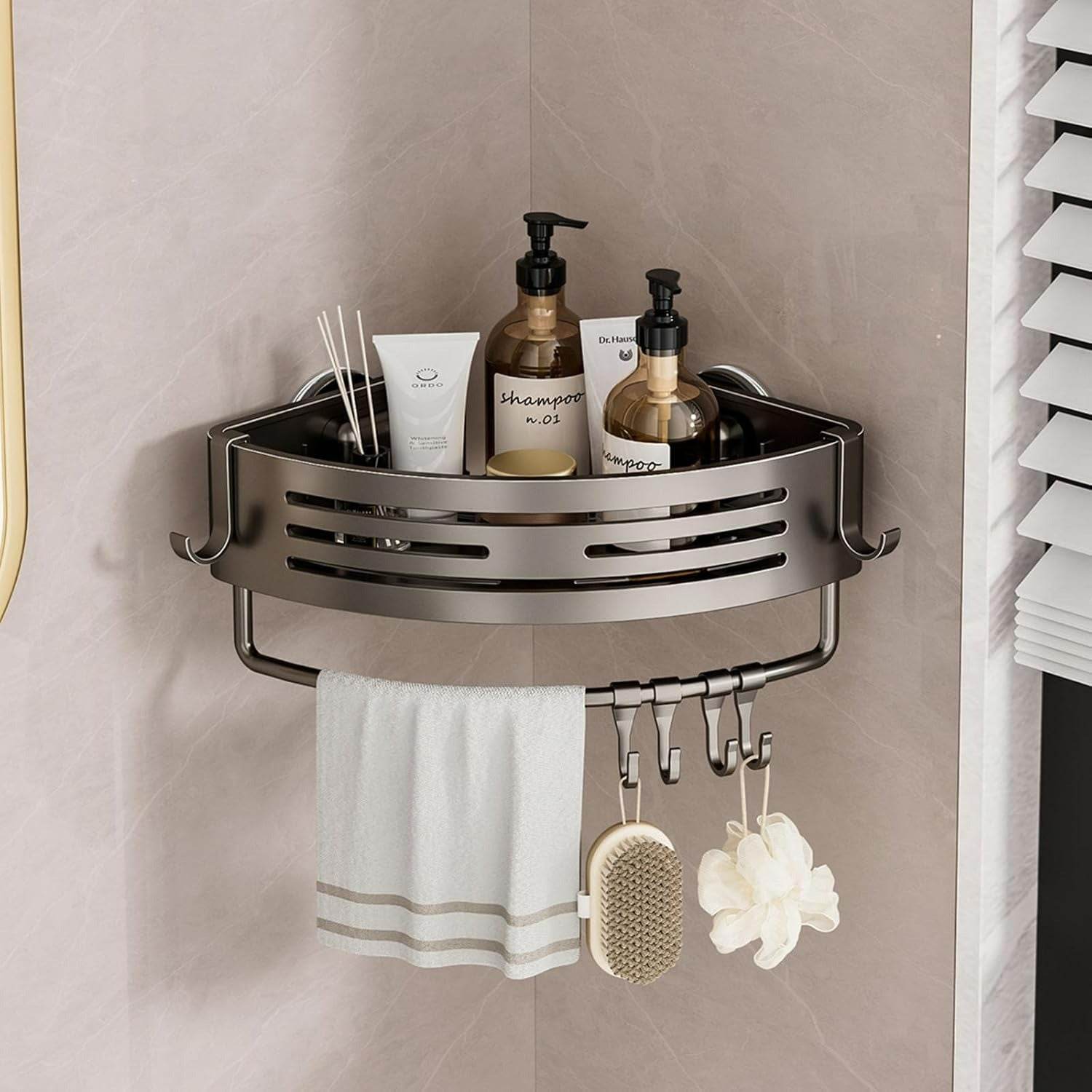 Corner Bathroom Rack (1 Tier) - DMC Wholesale