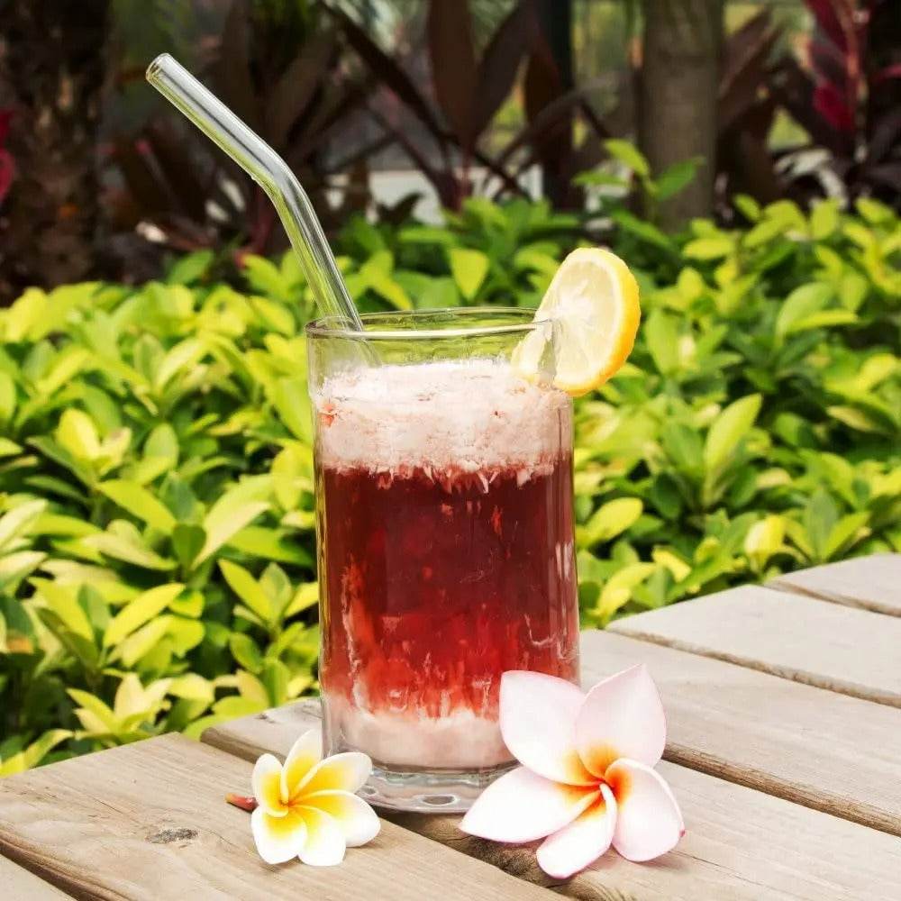 Clear Reusable Glass Straws (4 pcs) - DMC Wholesale