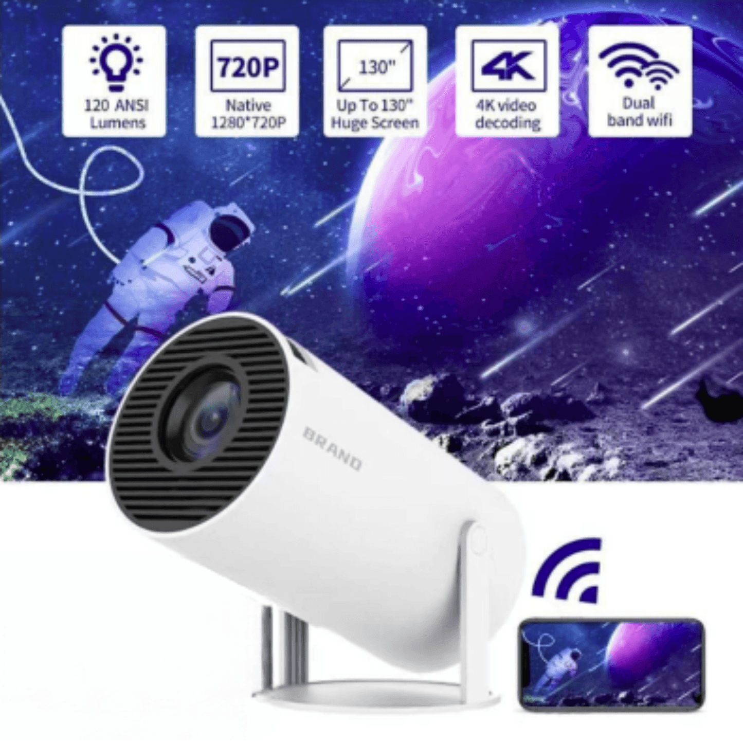 4K Smart Projector - DMC Wholesale