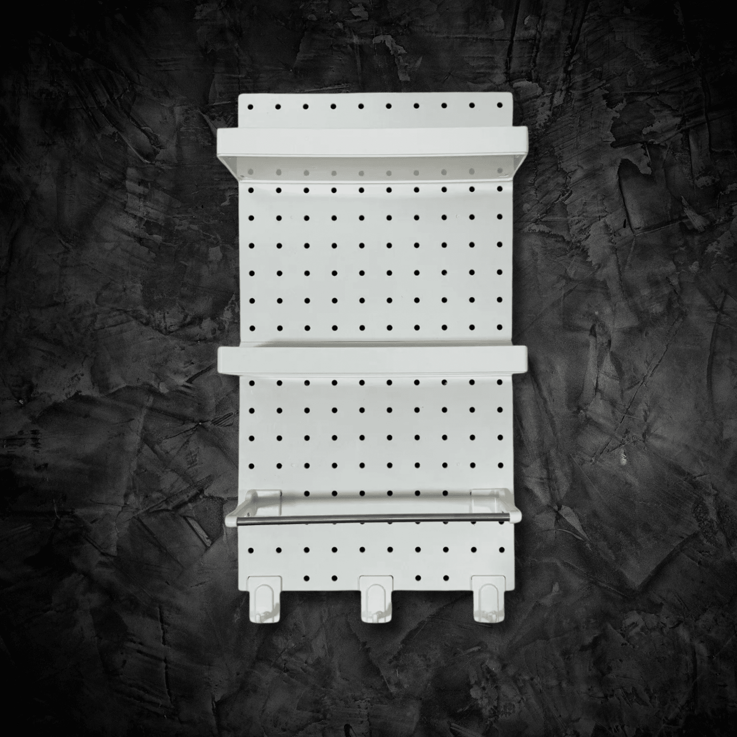 Adjustable Wall Mounted Wire Wrap Board Storage Rack - DMC Wholesale