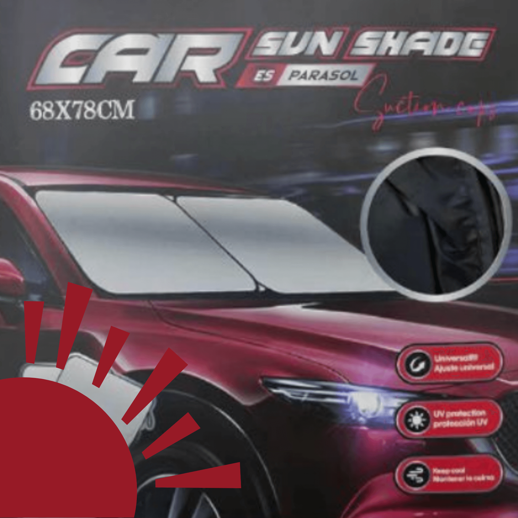 Car Sun Shade For Windscreen - DMC Wholesale