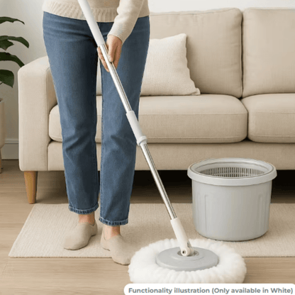 Dual-Chamber Spin Mop and Bucket - DMC Wholesale