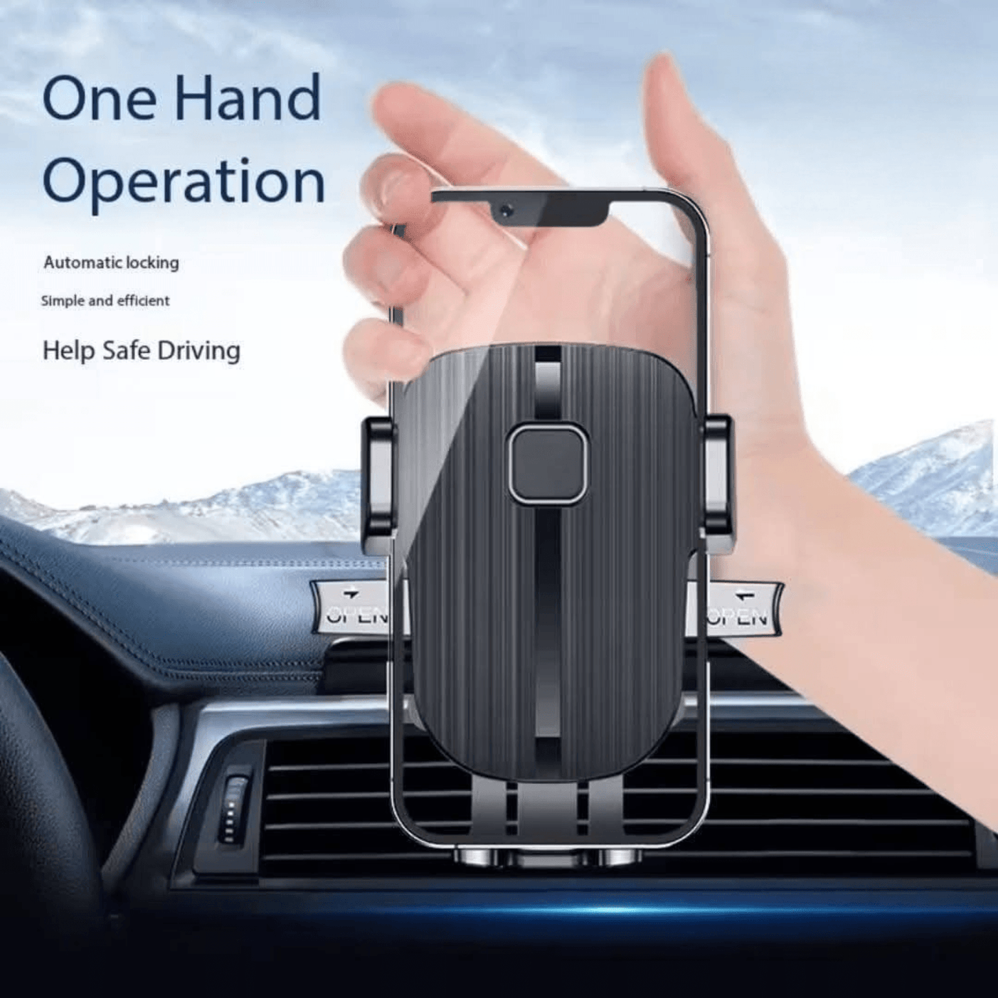 One Touch Phone Vent Holder - DMC Wholesale