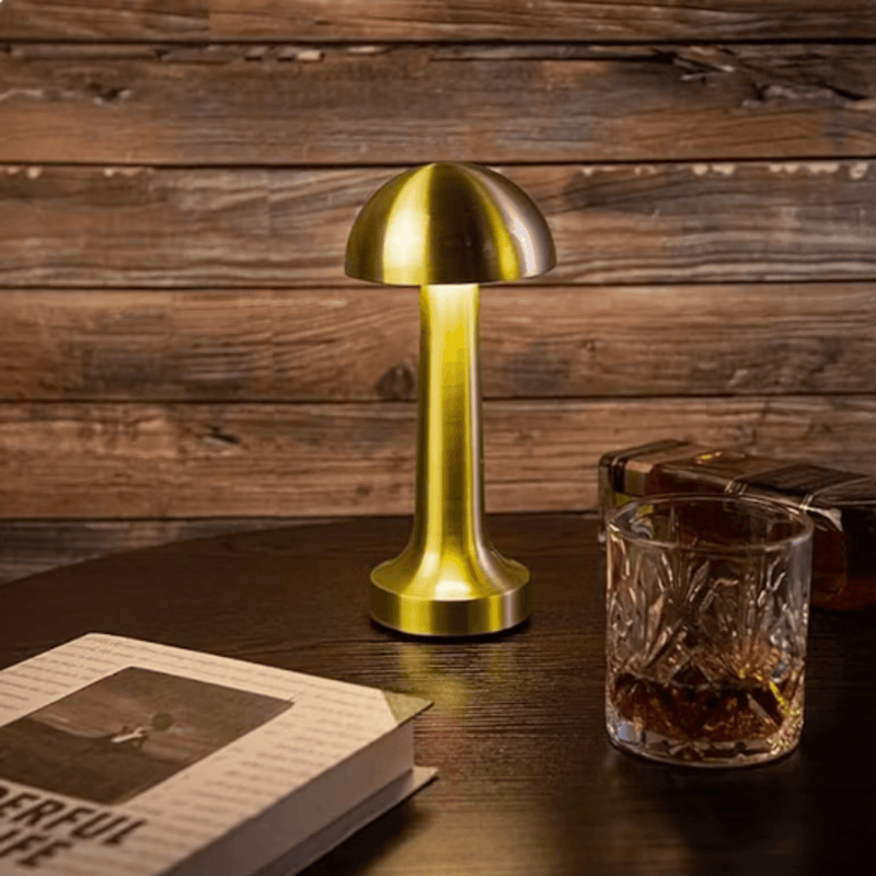Rechargeable Mushroom Touch Desk Lamp