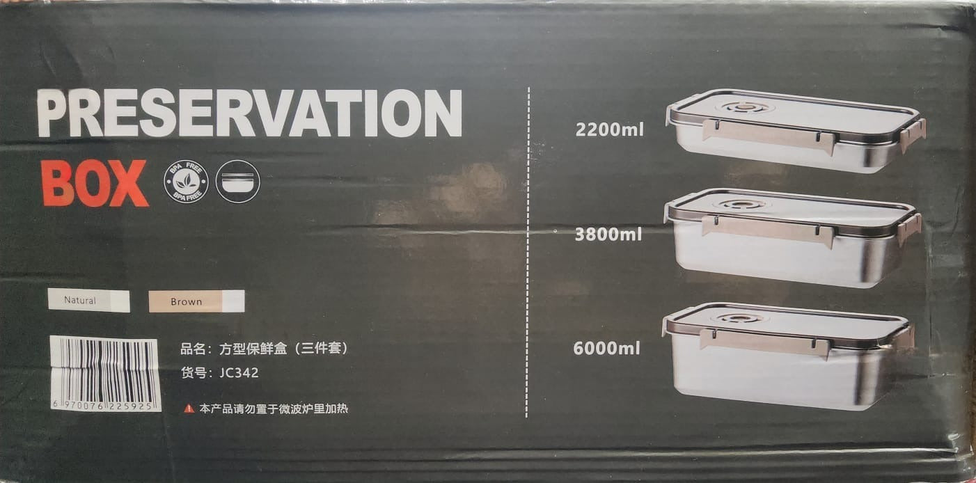 Food Preservation Box (3 Pcs)