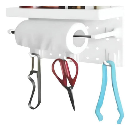 Adjustable Wall Mounted Wire Wrap Board Storage Rack - DMC Wholesale