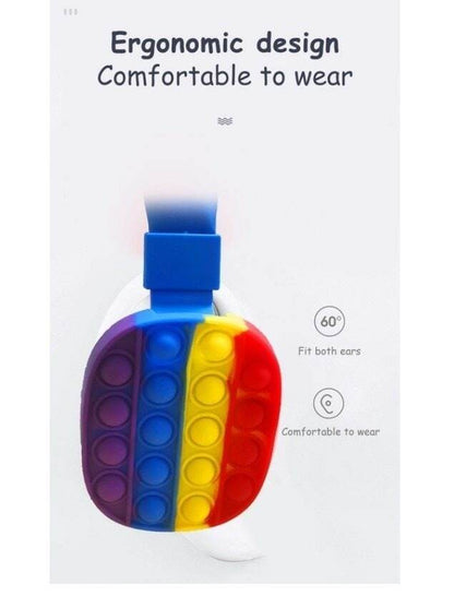 Bluetooth Pop It Headphones (Pink) - DMC Wholesale