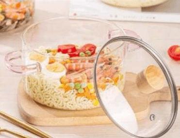 Clear Heat-Resistant Glass Simmer Pot (1.8L) - Alt View