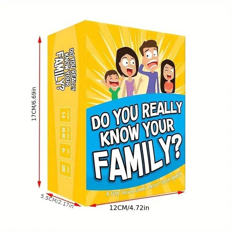 Do You Really Know Your Family Card Game - DMC Wholesale