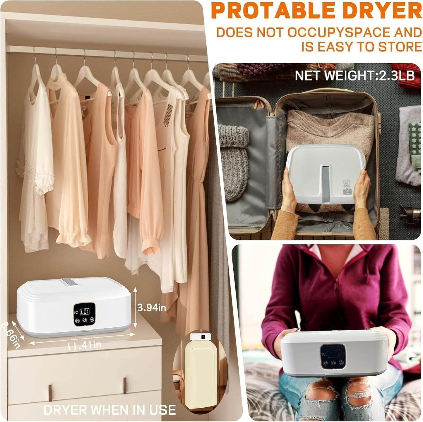 Portable Electric Clothes Dryer - DMC Wholesale