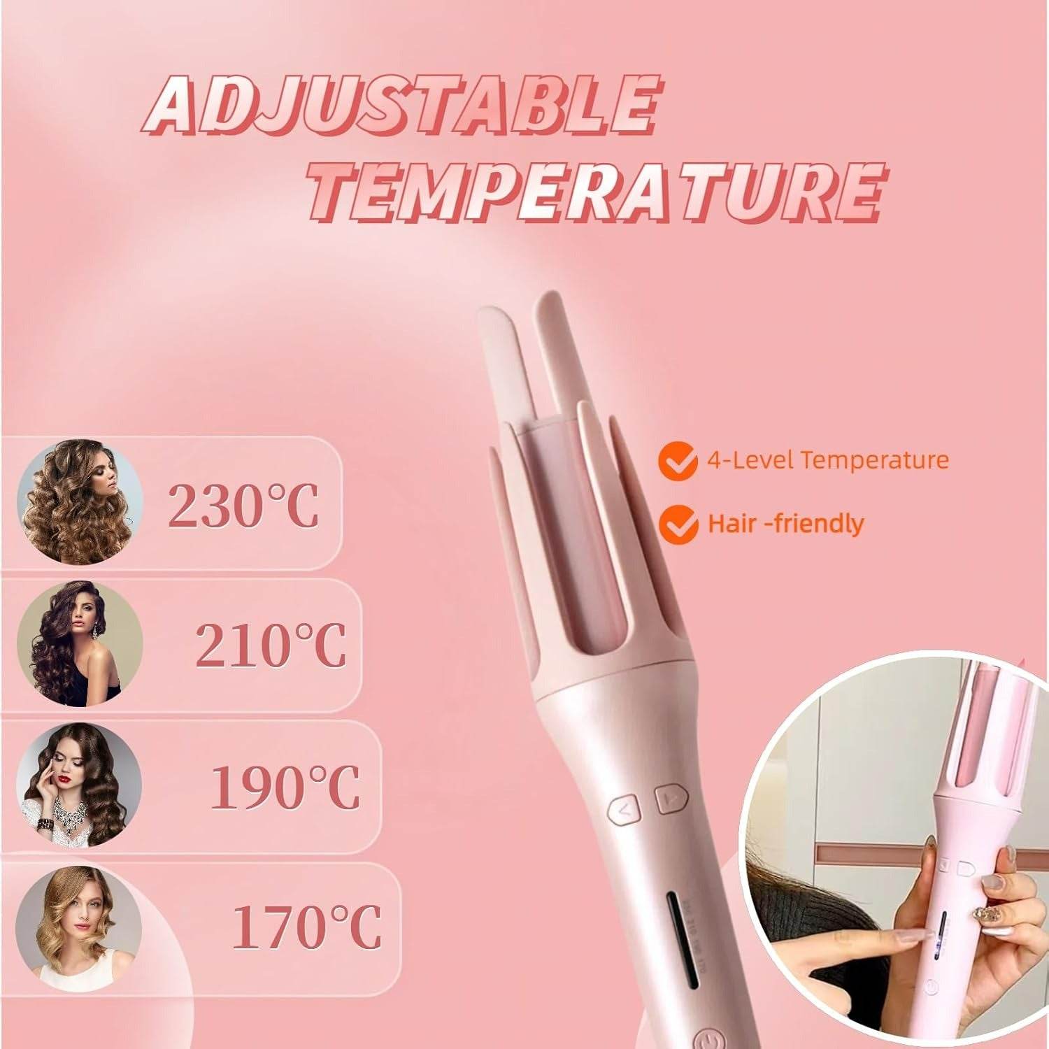 Automatic Rotating Curling Iron - DMC Wholesale