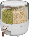 Rotating Grain Container Dispenser