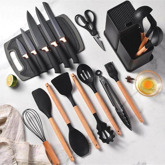 Ultimate Cooking Knife and Mini Utensil Set (19 pcs) - DMC Wholesale