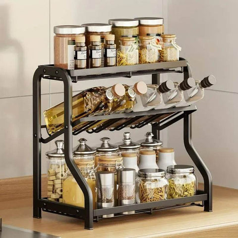 Kitchen Incline Storage Rack (3 Tier) - Alt View