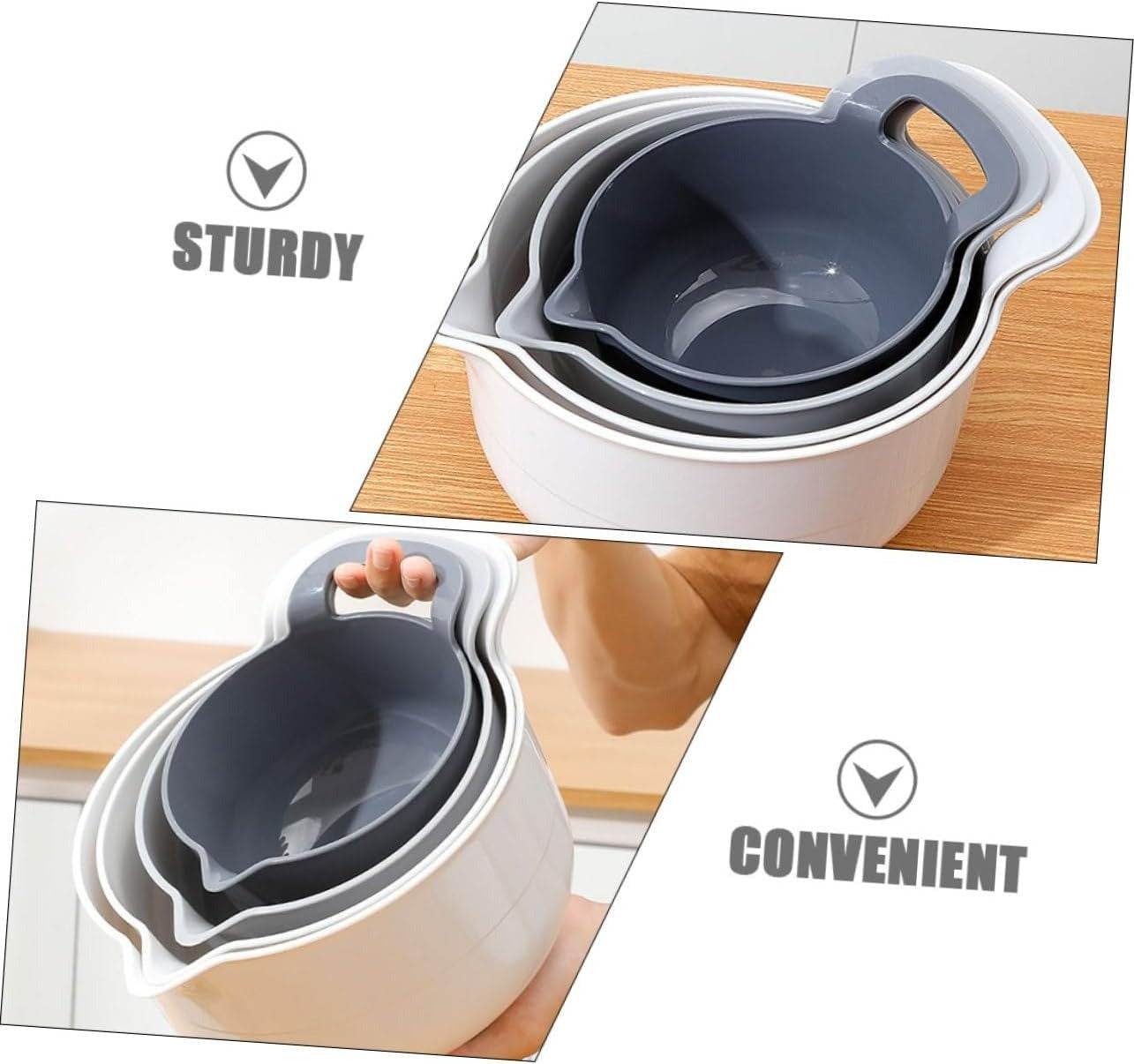 Kitchen Salad Mixing Bowls (4 pcs) - DMC Wholesale