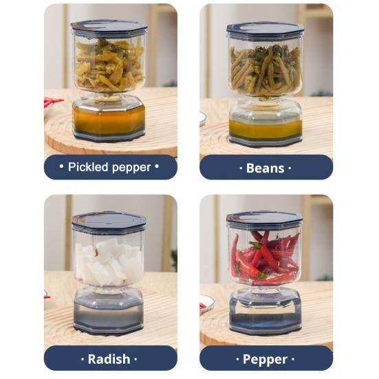 Pickle Jar With Flip Strainer - DMC Wholesale