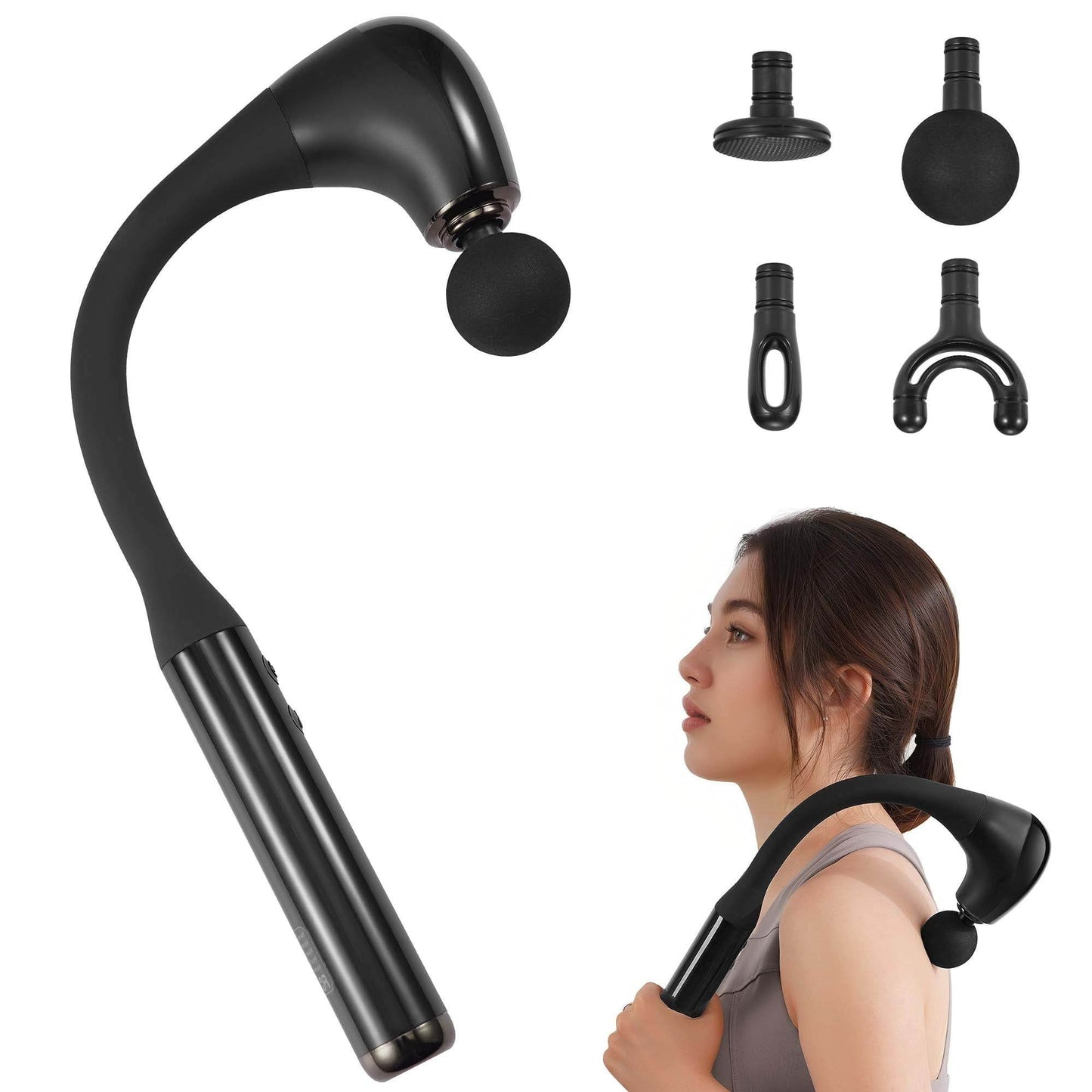 Deep Tissue Massage Gun With Upgraded Extension Handle - DMC Wholesale