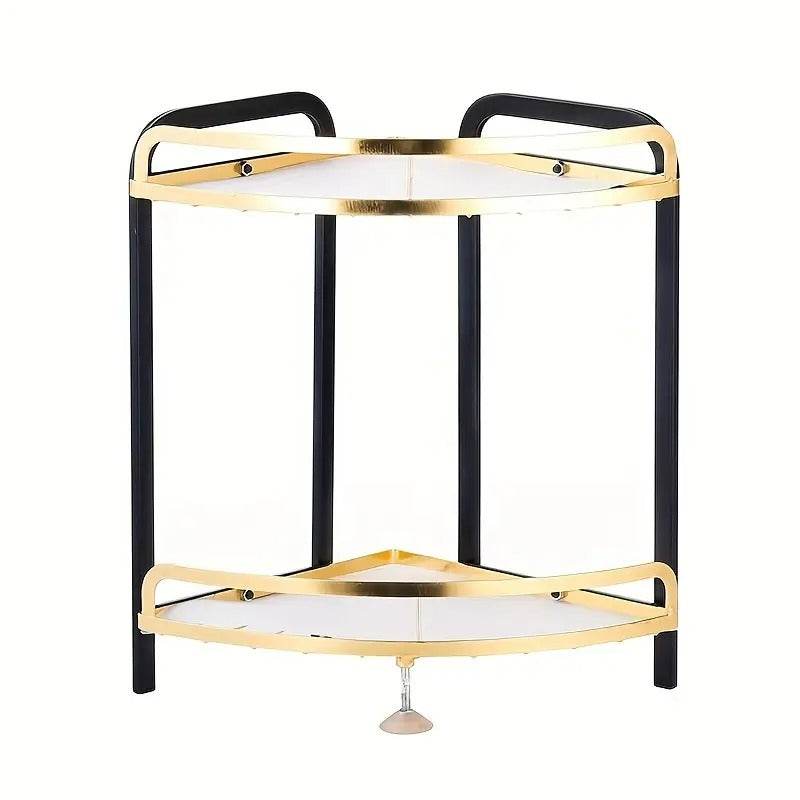 Wrought Iron Corner Kitchen or Bathroom Shelf (Each) - DMC Wholesale