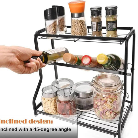 Kitchen Incline Storage Rack (3 Tier)