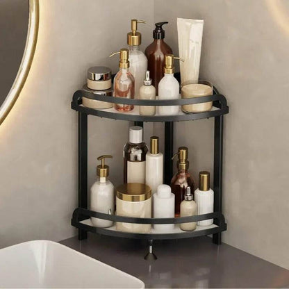 Wrought Iron Corner Kitchen or Bathroom Shelf (Each) - DMC Wholesale