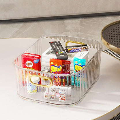 Transparent Stackable Acrylic Storage Basket - DMC Wholesale