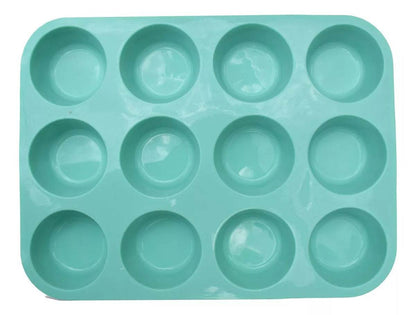 Silicone Cupcake Mold (12 cups) - DMC Wholesale