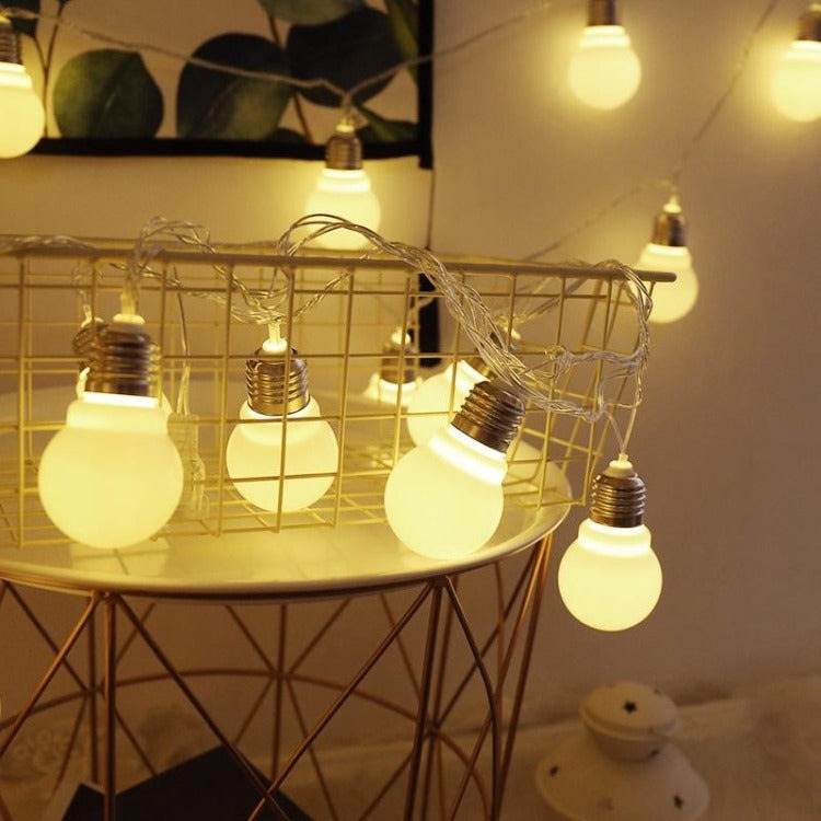 Bulb String Lights (10L)(3m)(Yellow) - DMC Wholesale