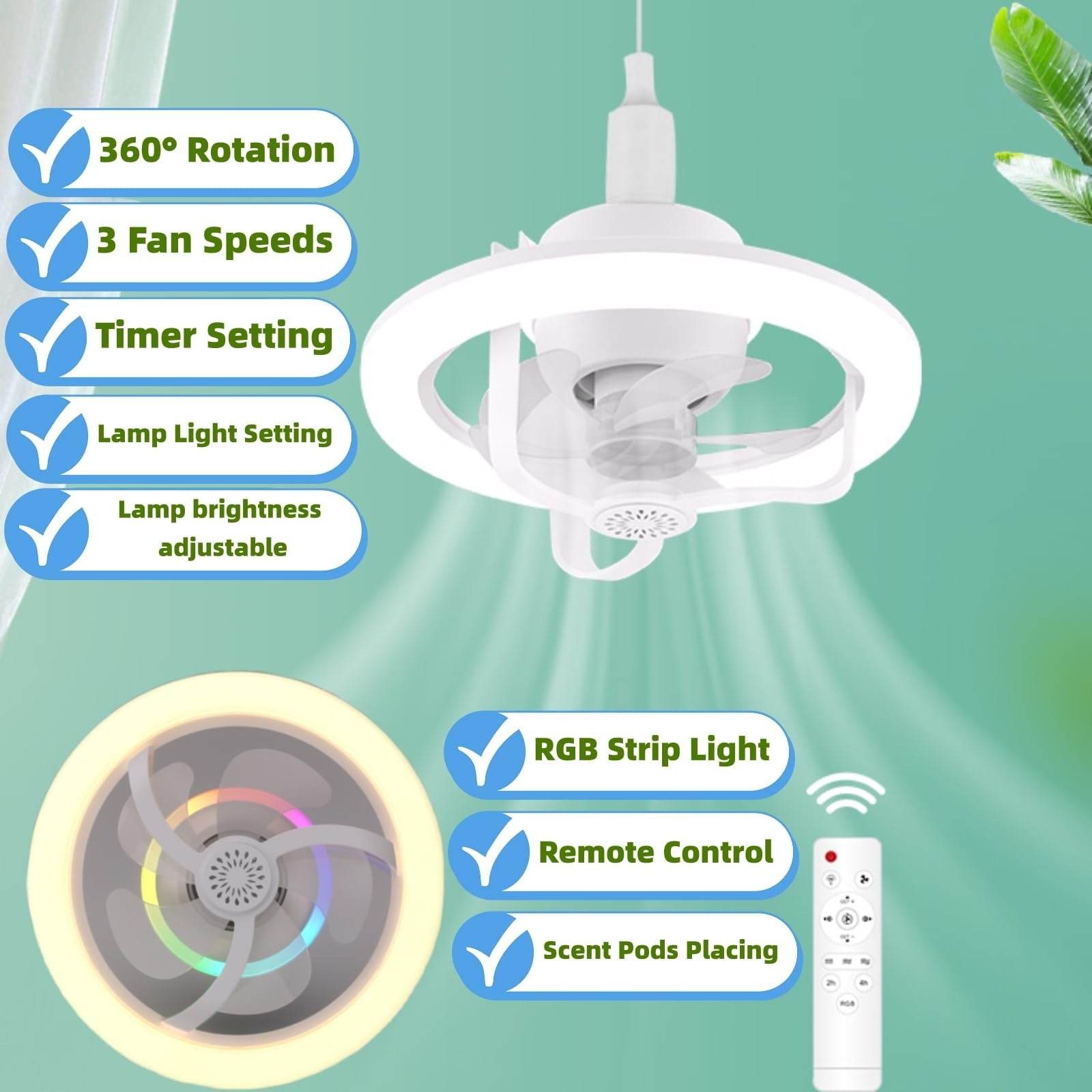 Socket Fan Light - DMC Wholesale
