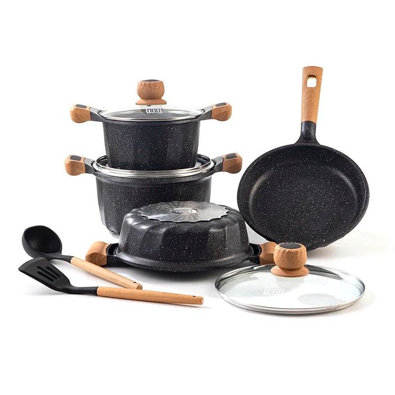 Non-Stick Induction Bottom Cooking Pot Set - DMC Wholesale
