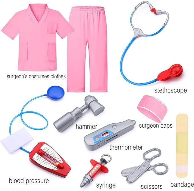 Nurse Costume for Children (3 - 8 years)
