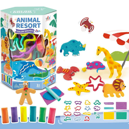 Colour Animal Resort Play Dough Set - DMC Wholesale