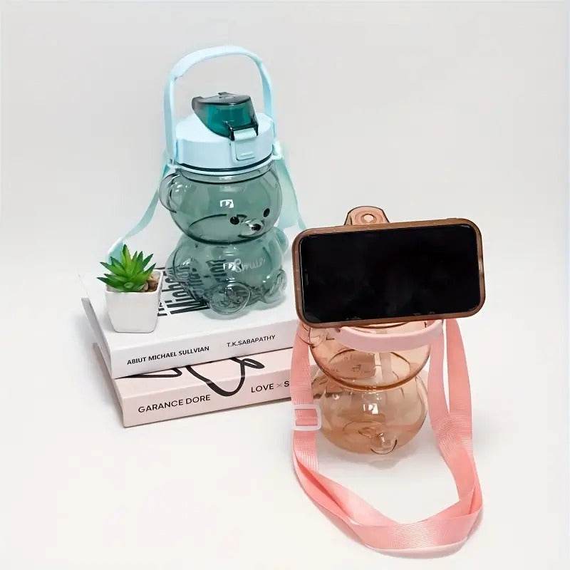 Large Capacity Cute Bear Water Bottle (1.4L) - DMC Wholesale