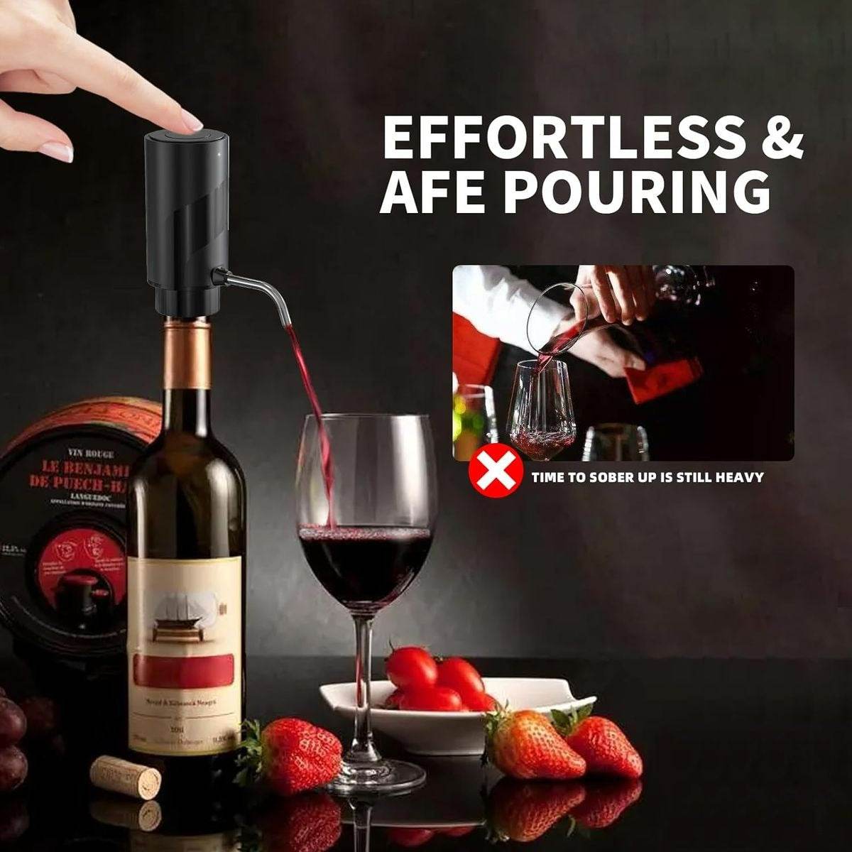 Automatic Wine Bottle Dispenser Decanter - DMC Wholesale