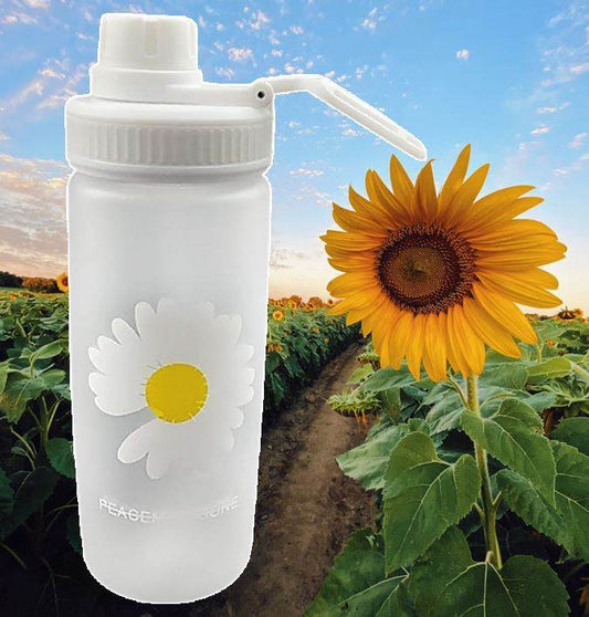 Sunflower Water Bottle (500ml) - DMC Wholesale