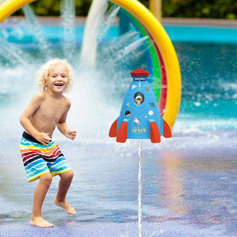 Flying Water Jet Rocket - Alt View