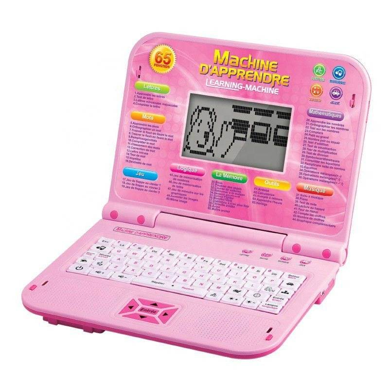Intellective Computer For Children (Pink) - DMC Wholesale