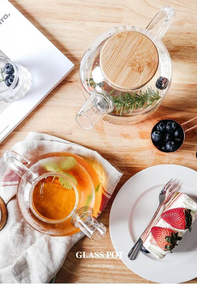 Elegant High Borosilicate Glass Water Jug (1.5L) - DMC Wholesale