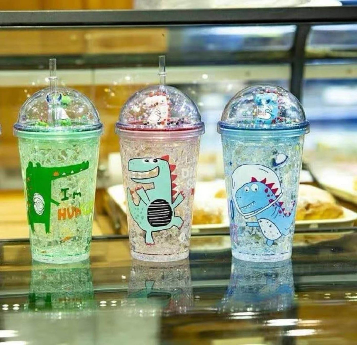 Dinosaur Travel Tumbler Cup (450ml) - DMC Wholesale