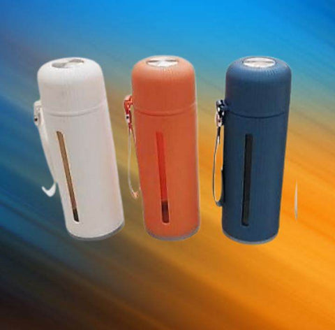 Decorative Glass Water Bottle (500ml) - Alt View