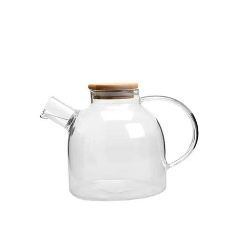 Elegant High Borosilicate Glass Water Jug (1.5L) - Alt View