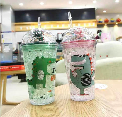 Dinosaur Travel Tumbler Cup (450ml) - DMC Wholesale