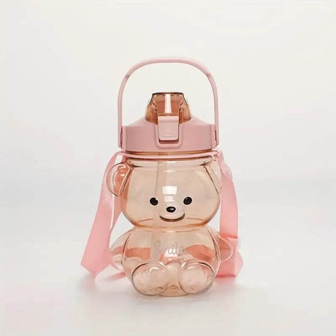 Large Capacity Cute Bear Water Bottle (1.4L) - Alt View
