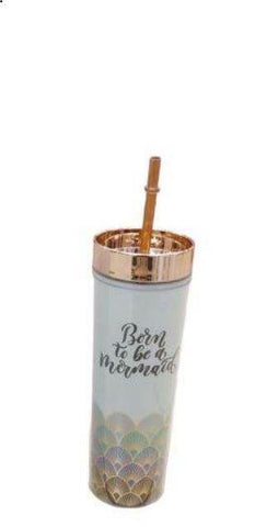 Mermaid Plastic Water Bottle (470ml) - Alt View