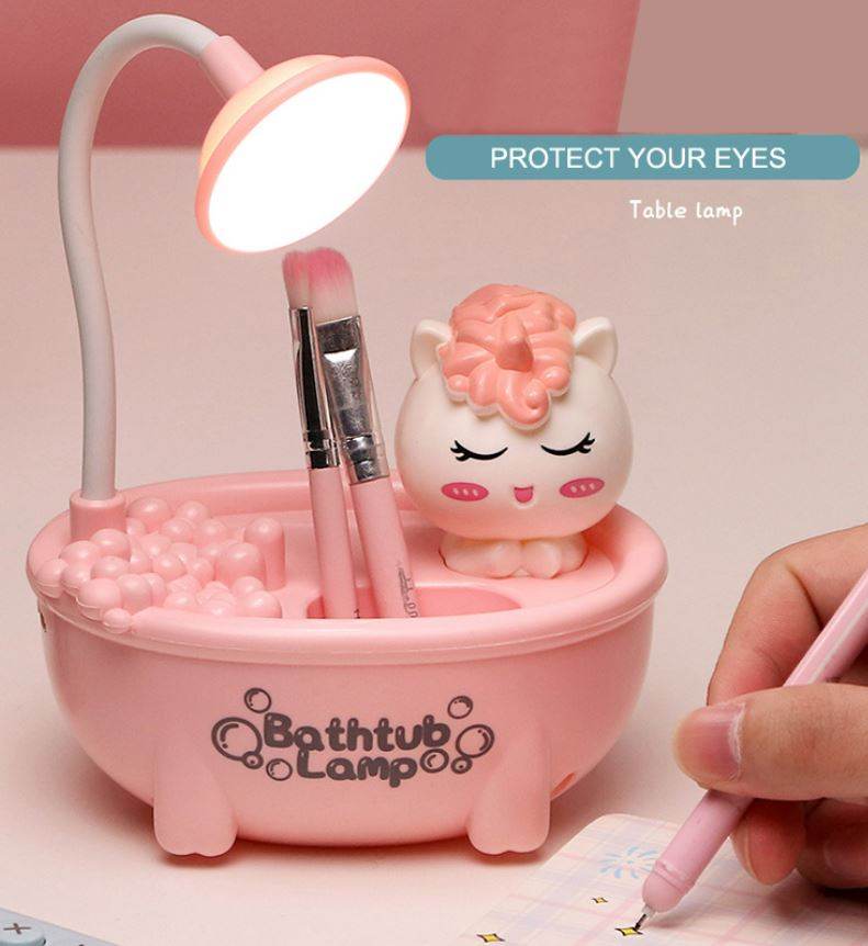 3in1 Unicorn Table Lamp And Pen Stand - DMC Wholesale