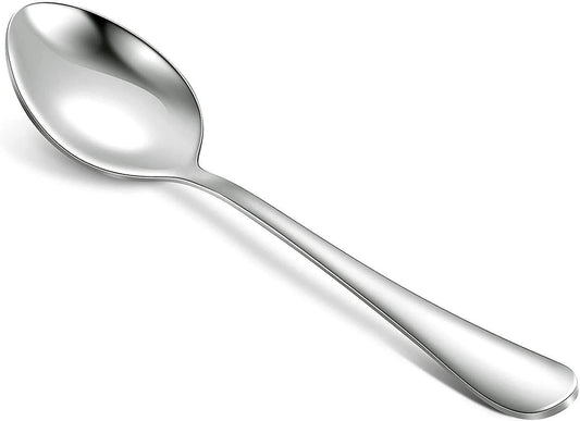 Stainless Steel Dessert Spoon Set (6 pcs) - DMC Wholesale