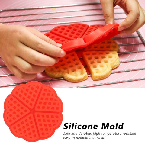 Silicone Baking Waffle Mold - Alt View