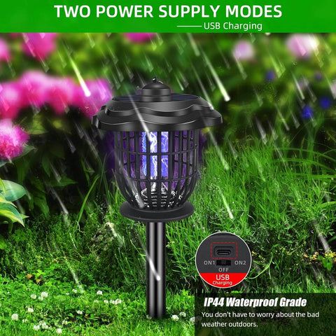 Garden Pathway Solar Mosquito Lamp (Each) - Alt View