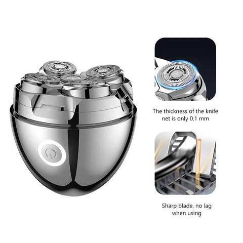 Waterproof Full-Body Washable Electric Shaver - Alt View